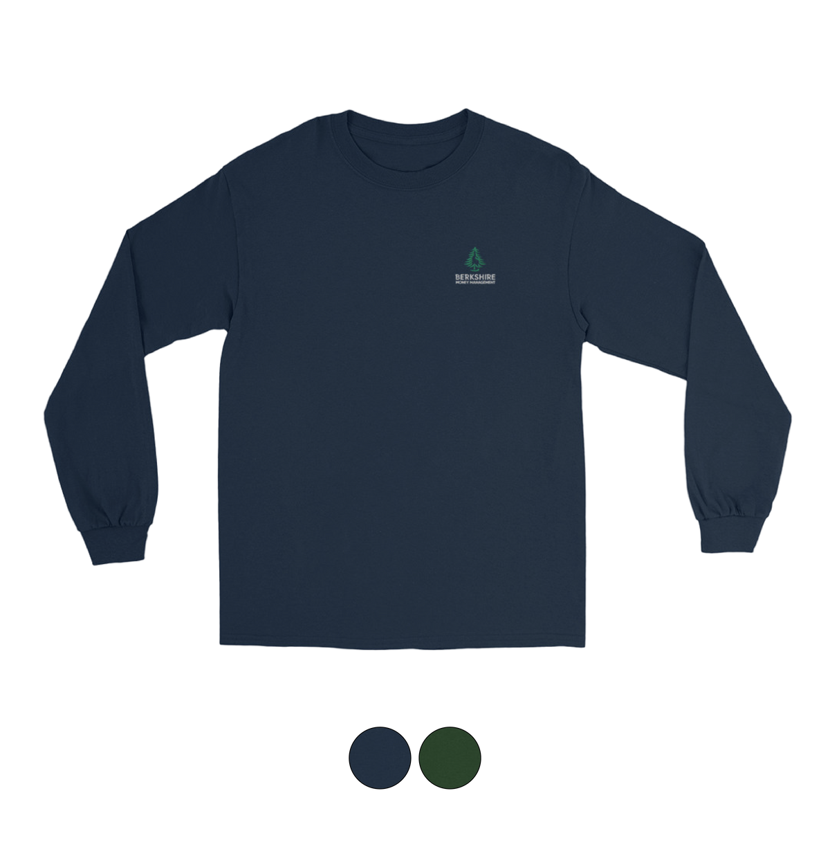 Berkshire Long Sleeve Green Logo Shirt